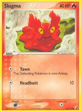 Slugma 073/115  - Reverse Holofoil Unseen Forces - Common