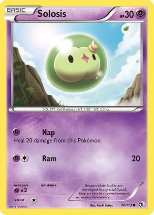 Solosis (74) (74) 074  - Reverse Holofoil Legendary Treasures - Common