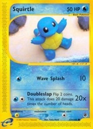 Squirtle (131) (131) 131/165  - Reverse Holofoil Expedition - Common