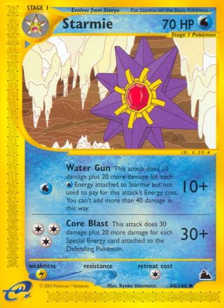 Starmie (44) (44) 044  Skyridge - Uncommon