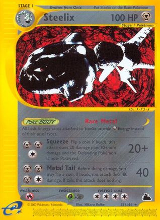 Steelix (31) (31) 031  - Reverse Holofoil Skyridge - Rare
