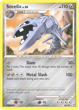 Steelix 038  - Reverse Holofoil Diamond and Pearl - Rare