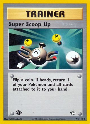 Super Scoop Up 098/111  - 1st Edition Neo Genesis - Uncommon