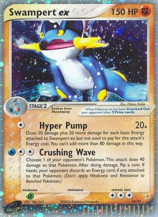 Swampert ex 095  - Holofoil Team Magma vs Team Aqua - Ultra Rare