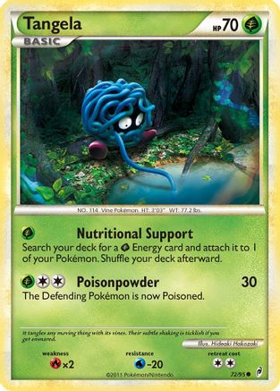 Tangela 072/95  - Reverse Holofoil Call of Legends - Common
