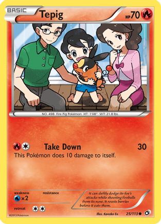 Tepig 025/113  Legendary Treasures - Common