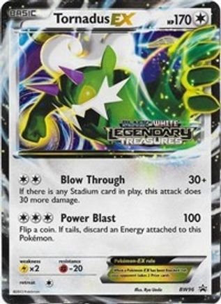 Tornadus EX (Prerelease) BW96  - Holofoil Black and White Promos - Promo