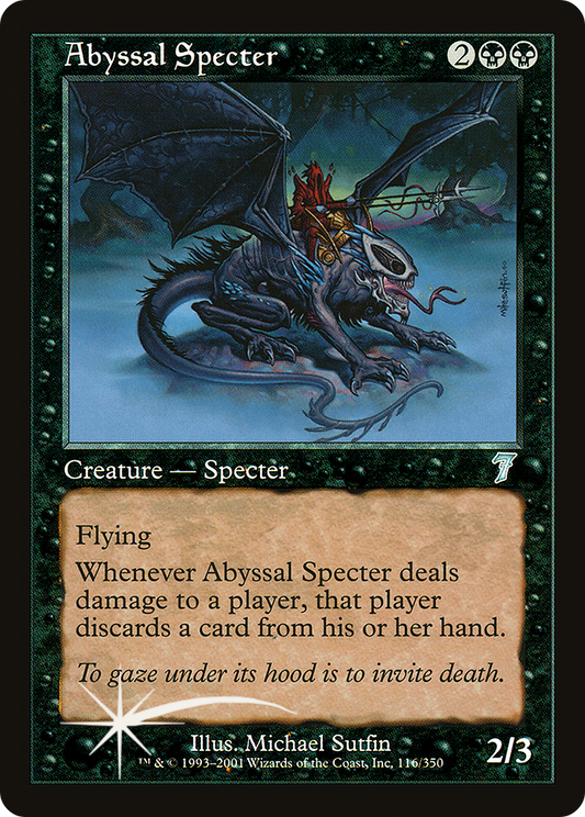 Abyssal Specter (7ED-116★) - 7th Edition Foil