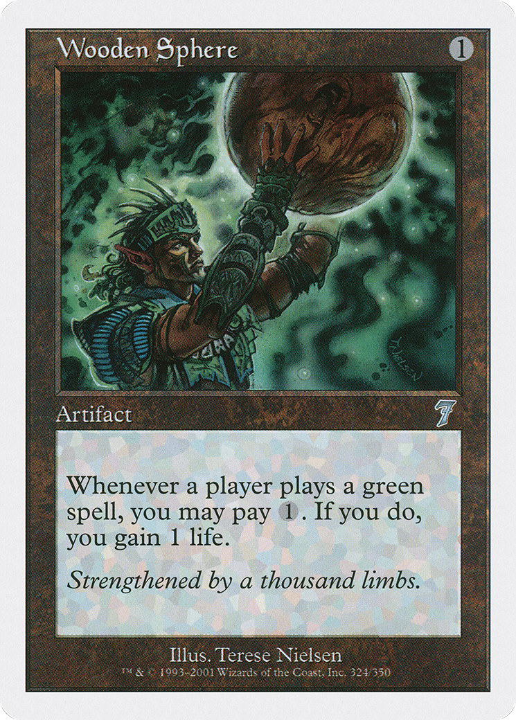Wooden Sphere (7ED-324★) - 7th Edition Foil