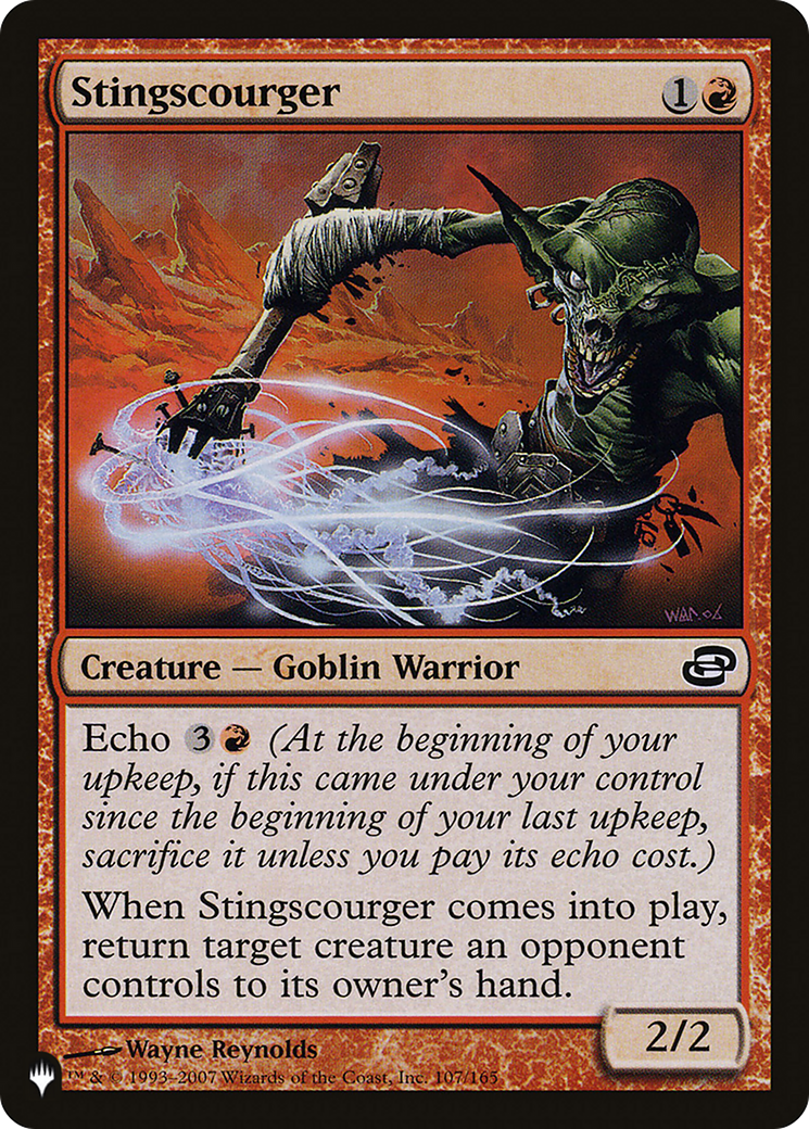 Stingscourger (LIST-PLC-107) - The List