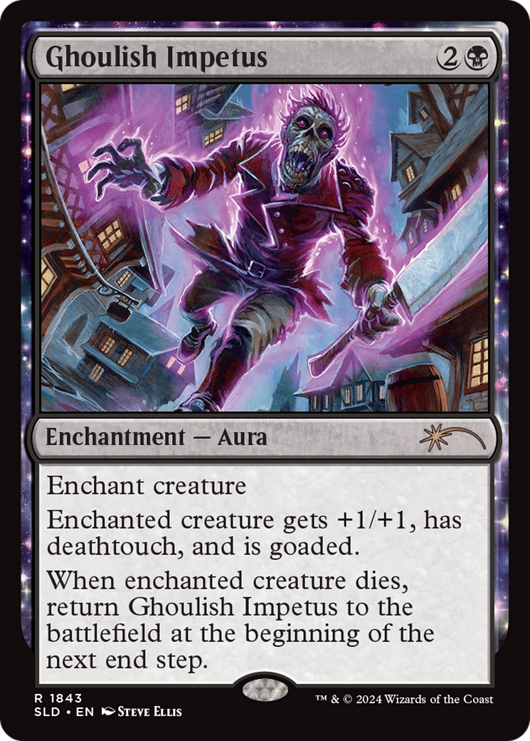 Ghoulish Impetus (SLD-1843) - Secret Lair Drop: (enchantment)