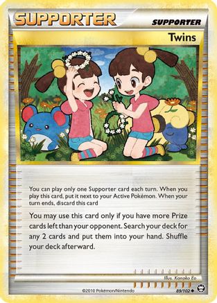 Twins 089/102  - Reverse Holofoil Triumphant - Uncommon