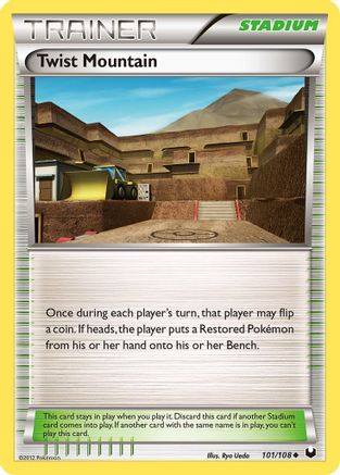 Twist Mountain 101  Dark Explorers - Uncommon