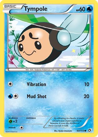 Tympole 040  - Reverse Holofoil Legendary Treasures - Common