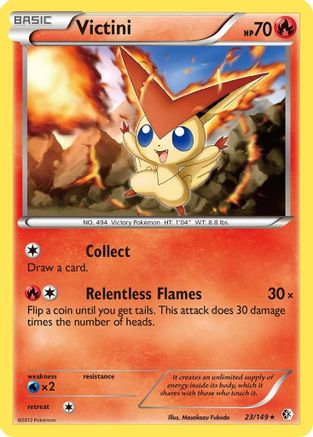 Victini 023  Boundaries Crossed - Rare