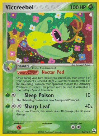 Victreebel 013  - Reverse Holofoil Legend Maker - Holo Rare