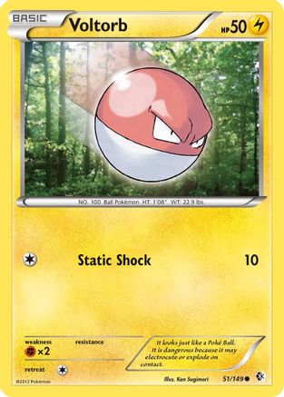 Voltorb 051  Boundaries Crossed - Common