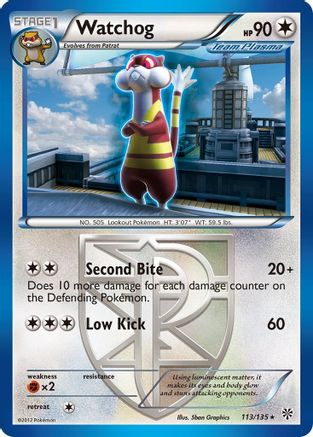 Watchog (Team Plasma) (113) (Team Plasma)  113  Plasma Storm - Rare