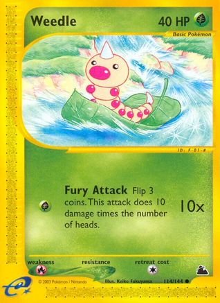 Weedle (114) (114) 114  Skyridge - Common