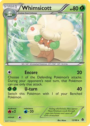 Whimsicott (12) (12) 012  Emerging Powers - Rare