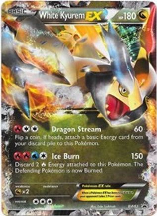 White Kyurem EX BW63  - Holofoil Black and White Promos - Promo