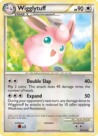 Wigglytuff 056  - Reverse Holofoil HeartGold SoulSilver - Uncommon