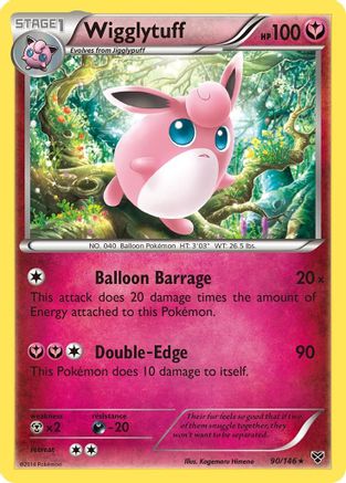 Wigglytuff (90) (90) 090  XY Base Set - Rare