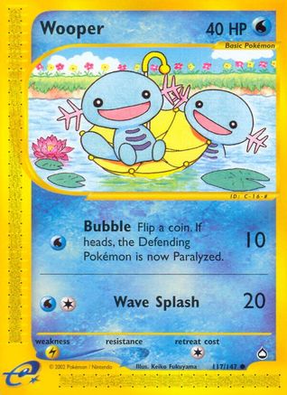 Wooper (117) (117) 117  Aquapolis - Common