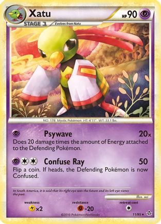 Xatu 011  - Holofoil Unleashed - Holo Rare