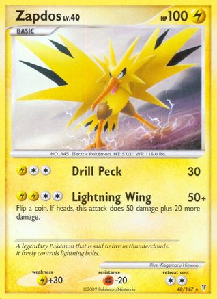 Zapdos (48) (48) 048  Supreme Victors - Rare