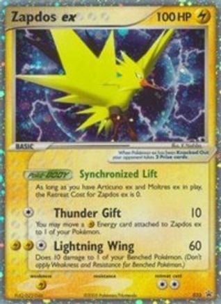 Zapdos ex (EX Collector's Window Tins) 033/40  - Holofoil Nintendo Promos - Promo
