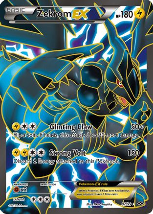 Zekrom EX (97 Full Art) (97 Full Art) 097  - Holofoil Next Destinies - Ultra Rare