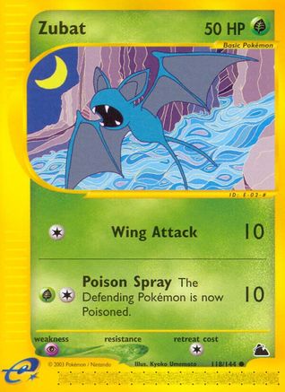 Zubat (118) (118) 118  Skyridge - Common