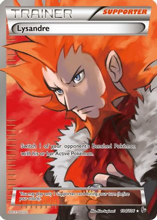 Lysandre (104 Full Art) (104 Full Art) 104/106  - Holofoil XY  Flashfire - Ultra Rare
