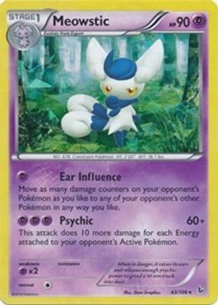Meowstic (XY Flashfire) 043/106  - Holofoil Deck Exclusives - Holo Rare