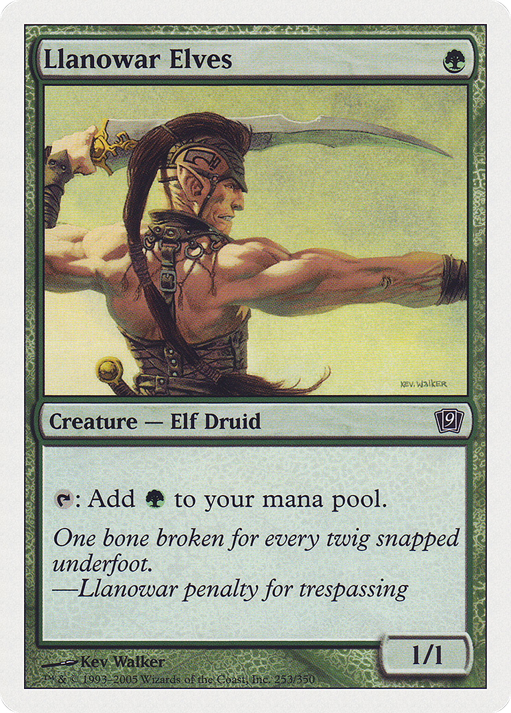 Llanowar Elves (9ED-253★) - 9th Edition