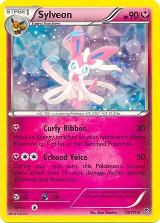 Sylveon (XY Furious Fists) 072/111  - Holofoil Deck Exclusives - Holo Rare