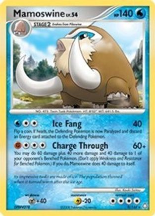 Mamoswine (DP Legends Awakened) 009/146  Deck Exclusives - Rare