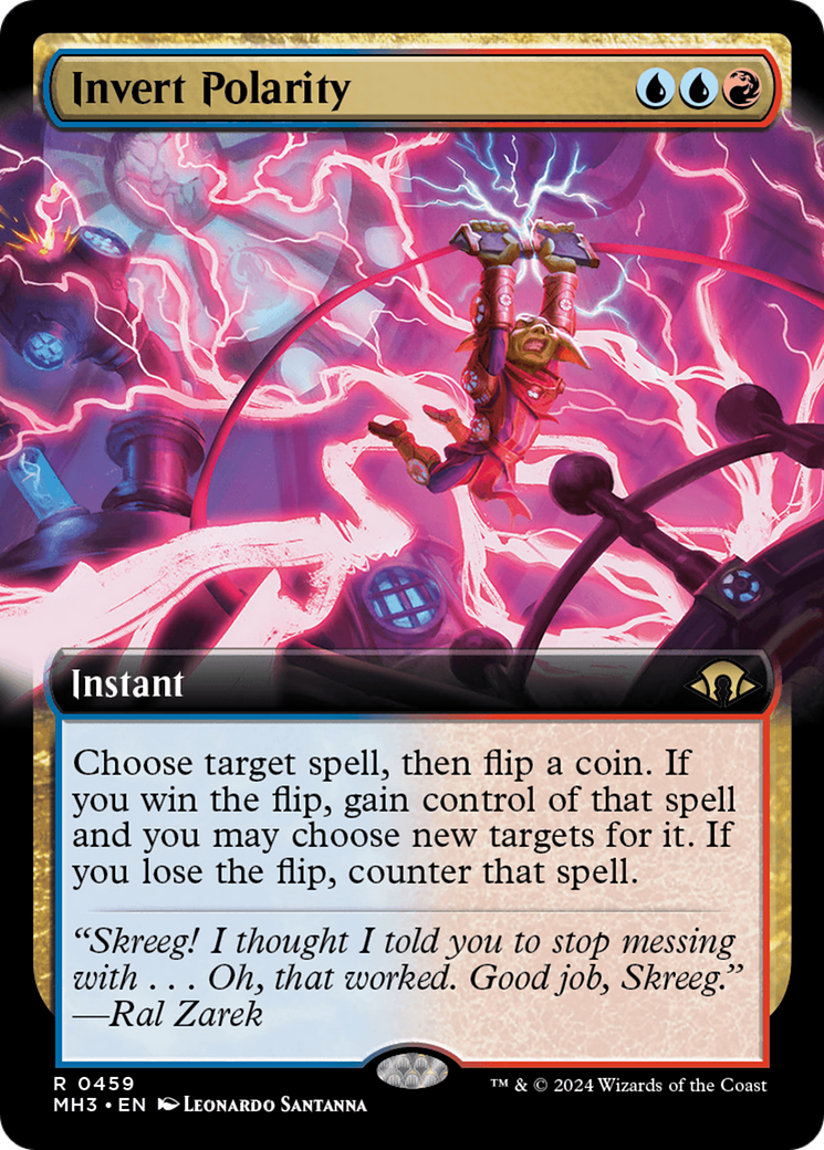 Invert Polarity (Extended Art) (MH3-459) - Modern Horizons 3: (Extended Art) Foil