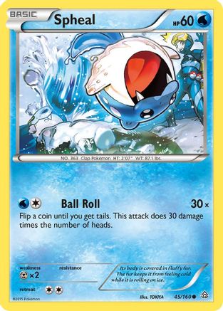 Spheal (45) (45) 045/160  XY  Primal Clash - Common