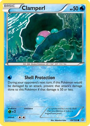 Clamperl 049  XY  Primal Clash - Common