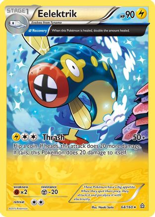 Eelektrik (Alpha) 064/160  XY  Primal Clash - Rare