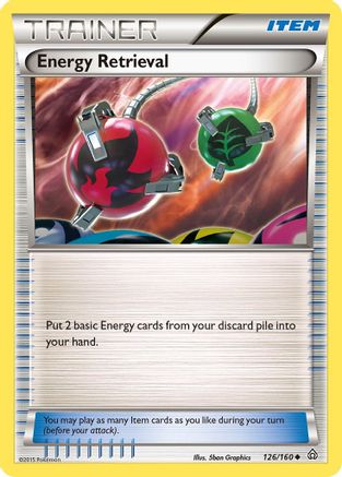 Energy Retrieval 126/160  XY  Primal Clash - Uncommon