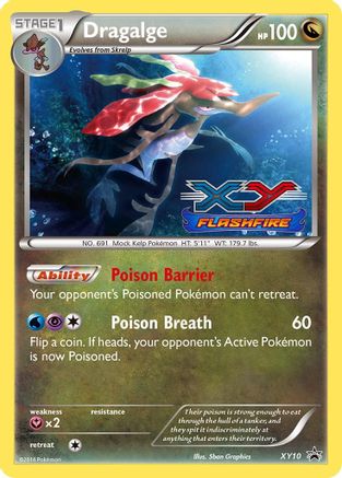Dragalge (Prerelease) XY10  - Holofoil XY Promos - Promo