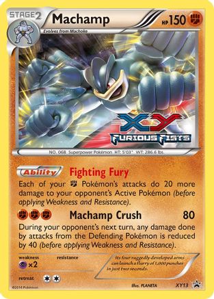 Machamp (Prerelease) XY13  - Holofoil XY Promos - Promo