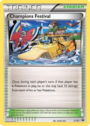 Champions Festival (2014) XY27  - Holofoil XY Promos - Promo