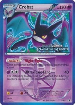Crobat (Team Plasma)  BW51  - Holofoil Black and White Promos - Promo