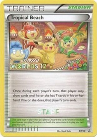 Tropical Beach (Worlds 12) [Staff] BW50  Black and White Promos - Promo
