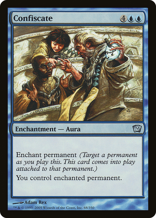 Confiscate (9ED-68★) - 9th Edition Foil
