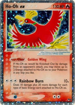Ho-Oh ex (Holo) 017  - Holofoil POP Series 3 - Ultra Rare